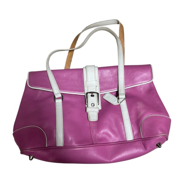 Y2K Coach Pink and White Bag - Picture 1 of 9